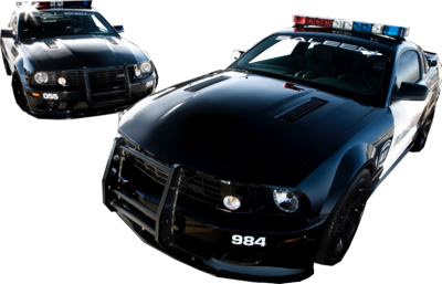 Saleen Mustang Cop Car