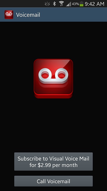 Samsung Galaxy Visual Voicemail Icon