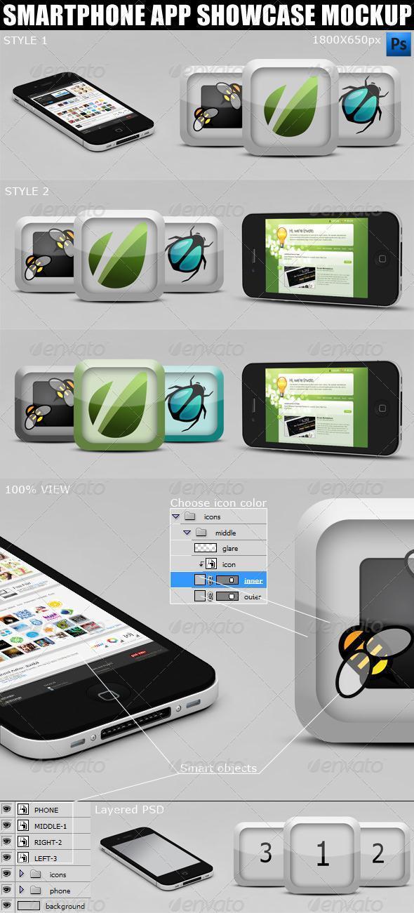 Smartphone App Mockup Smartphone App Mockup