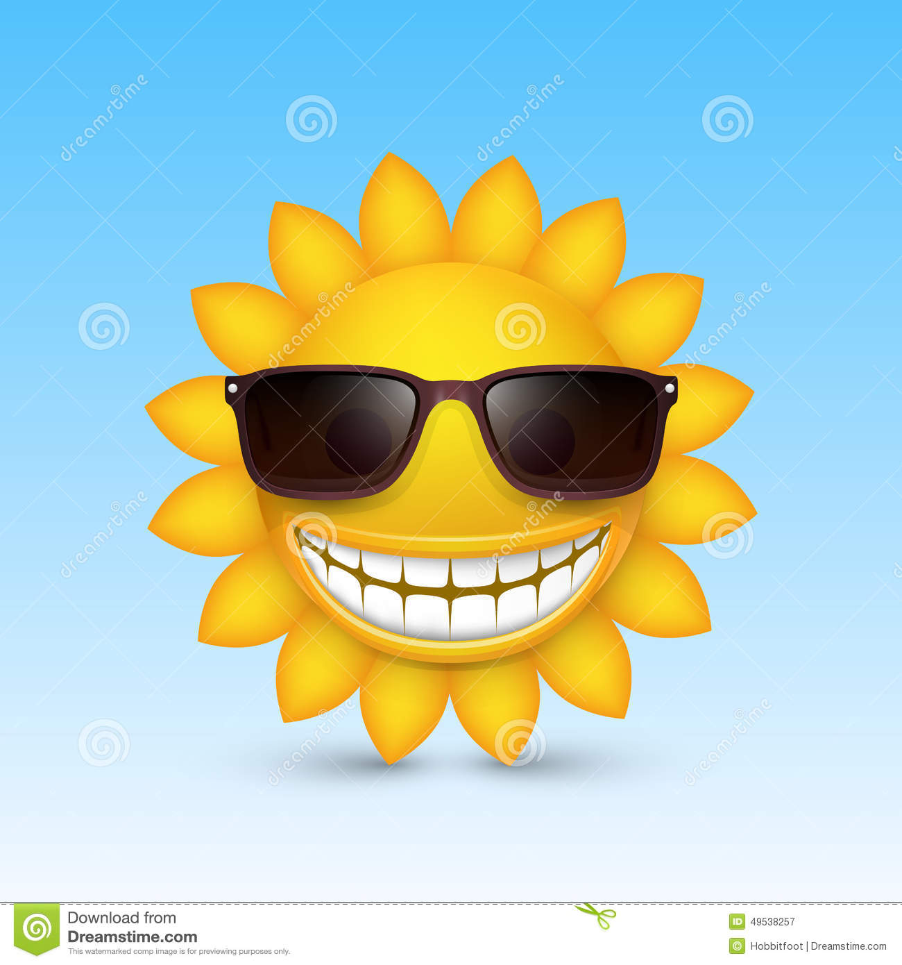 Smiley Sun with Sunglasses