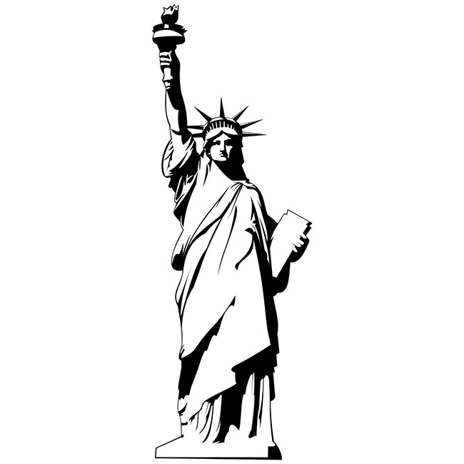 Statue of Liberty Vector Art