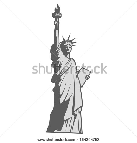 Statue of Liberty Vector Art