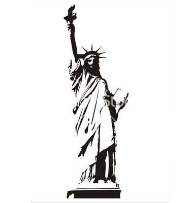 Statue of Liberty Vector Art