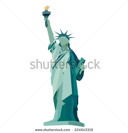 Statue of Liberty Vector Art