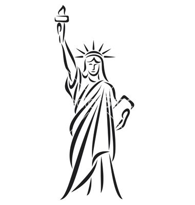 Statue of Liberty Vector Art