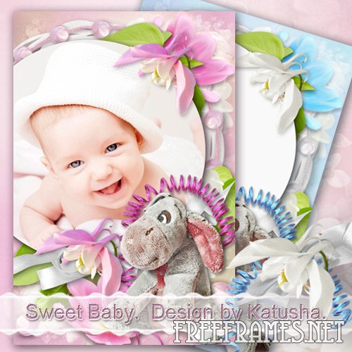 Sweet Baby Girl Pink Frame Sweet Baby Girl Pink Frame