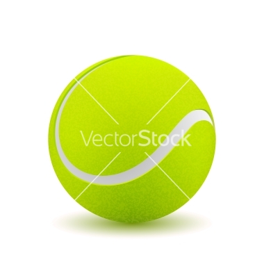 Tennis Ball Vector Tennis Ball Vector