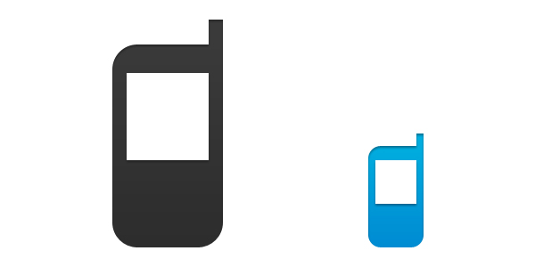 Transparent Mobile Phone Icon