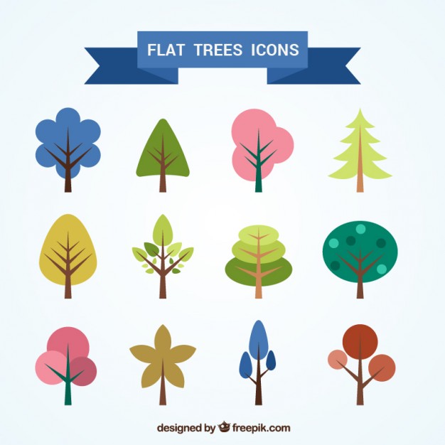 Tree Icon Flat