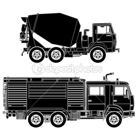 Truck Silhouette Vector Truck Silhouette Vector