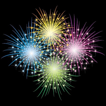 Vector Fireworks Free Download