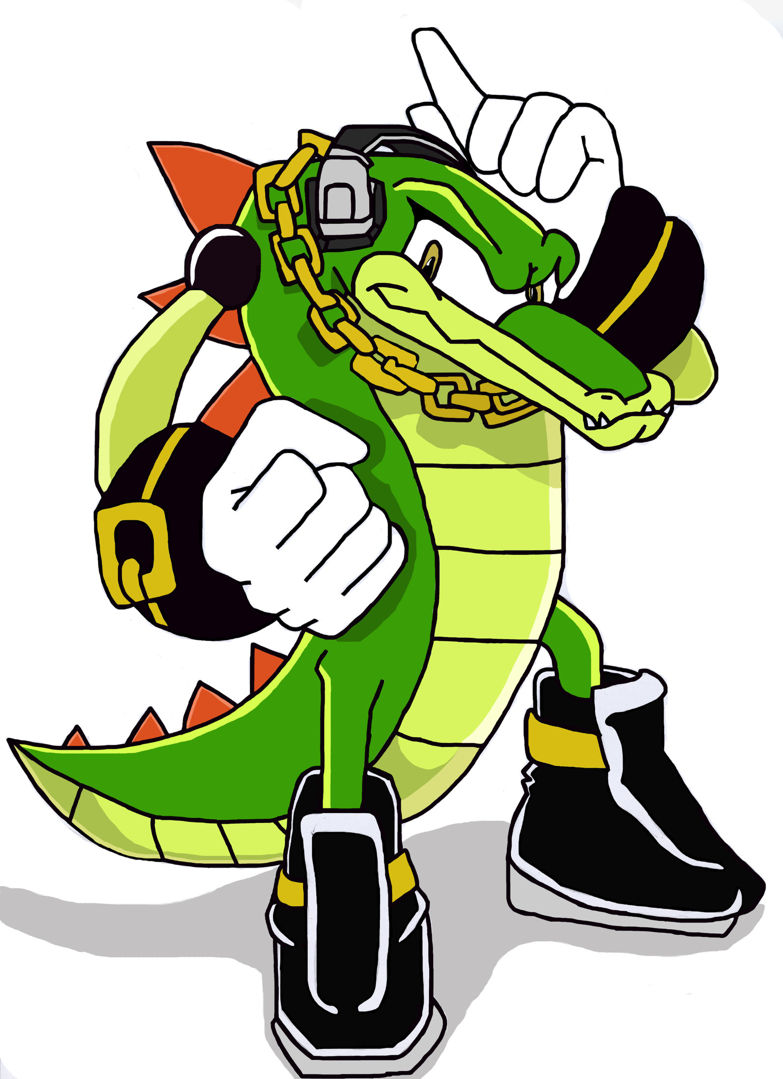 Vector The Crocodile Sonic X