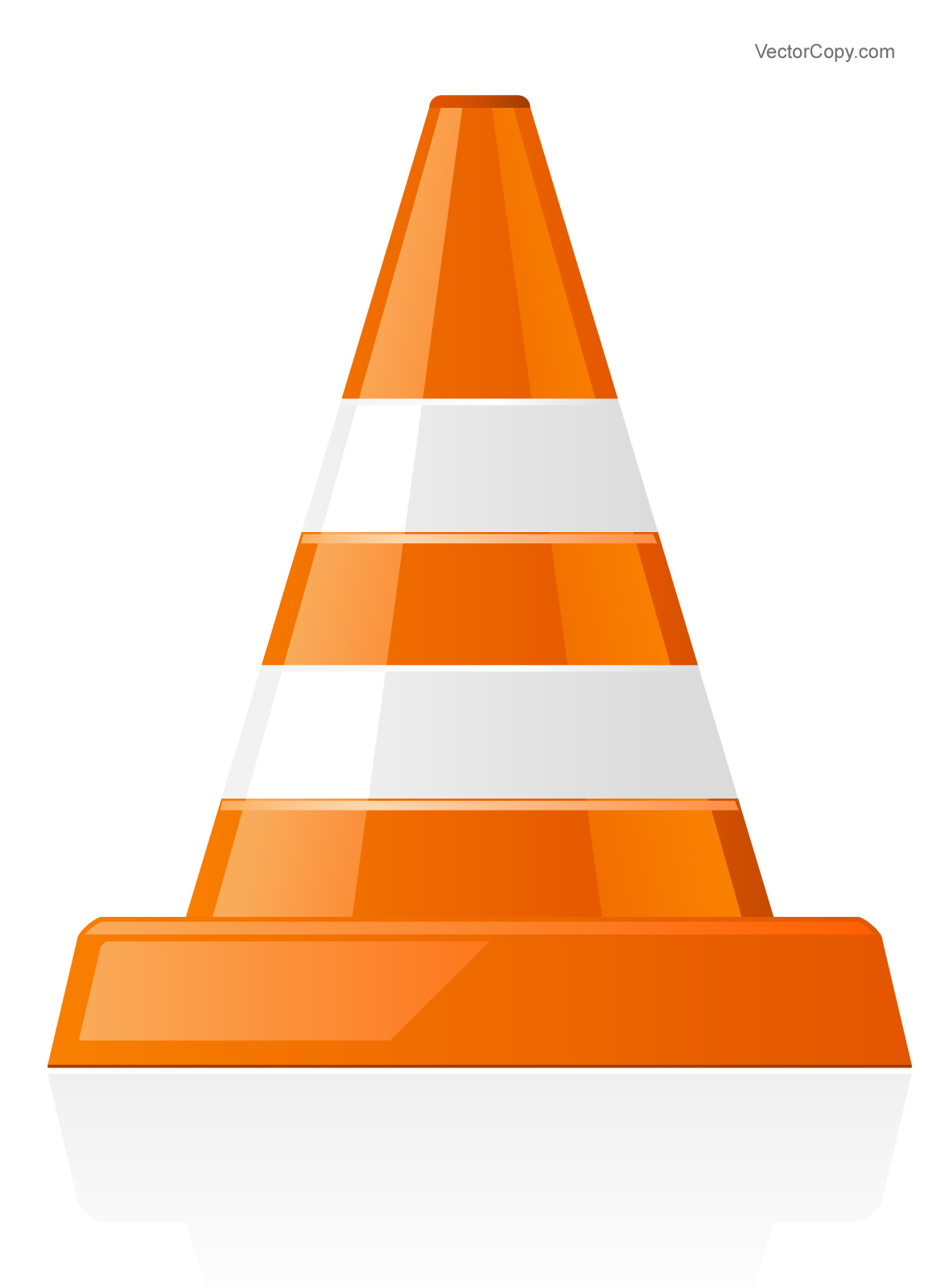 Vector Traffic Cone Icon