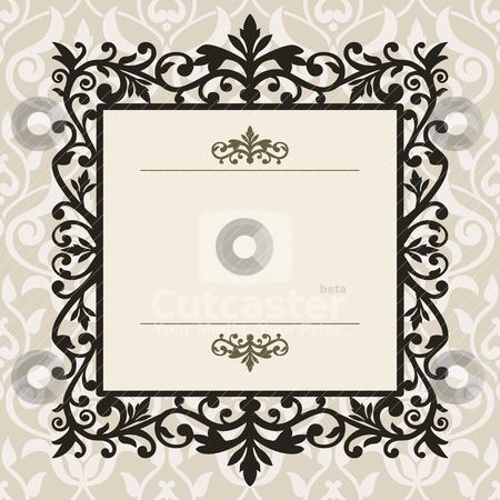 Vintage Text Decorative Frame Vintage Text Decorative Frame