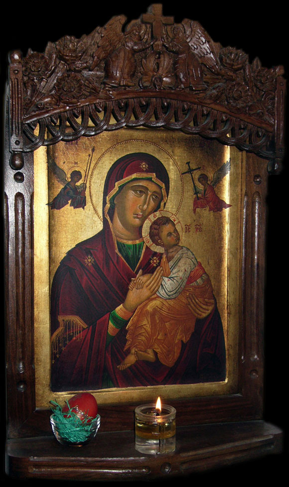 Virgin Mary and Jesus Icon Virgin Mary and Jesus Icon
