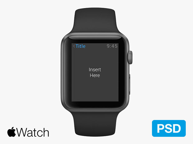 Watch Apple Icon Template