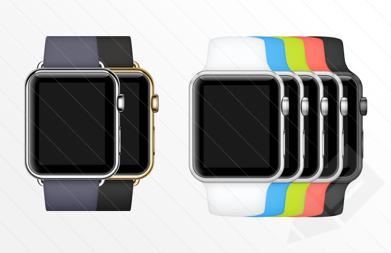 Watch Apple Mockup PSD