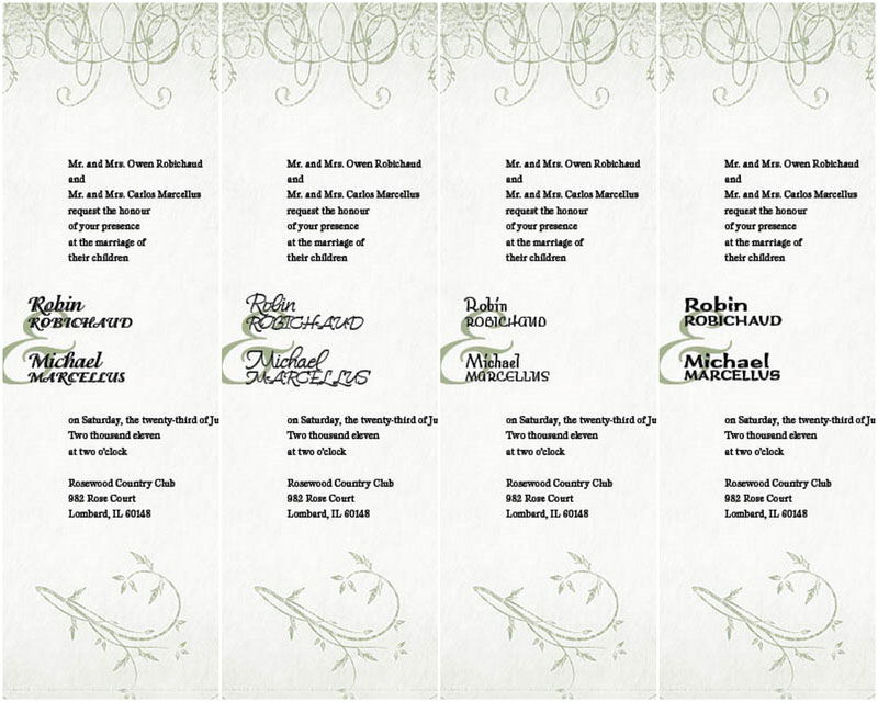 12 Font Styles For Wedding Invitations Images