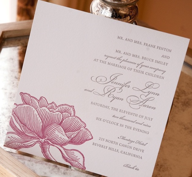 Wedding Invitations Font Style