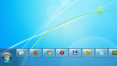 Windows 7 Taskbar Desktop Icon