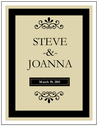 Wine Bottle Label Templates