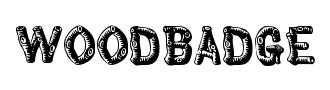 Wood Badge Font Free Download