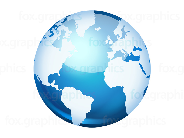 World Globe Icon Vector