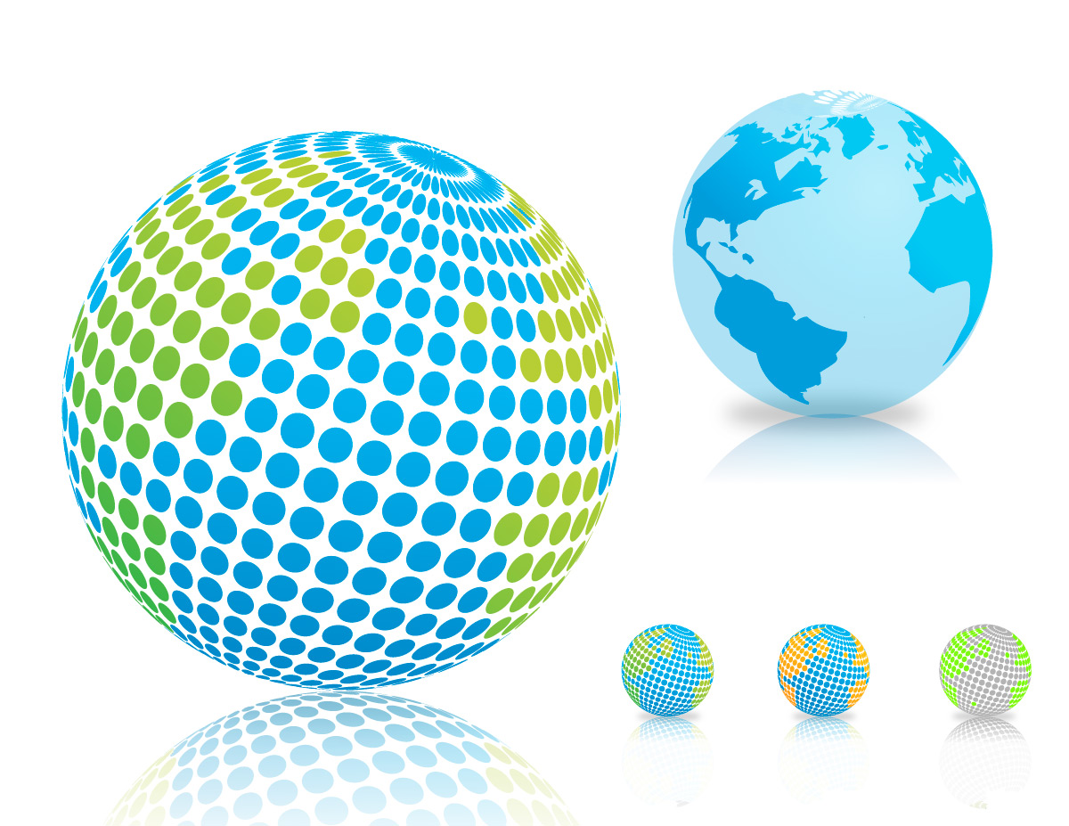 World Globe Vector Free