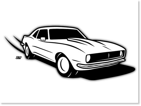 1968 Camaro Cartoon Drawings 1968 Camaro Cartoon Drawings