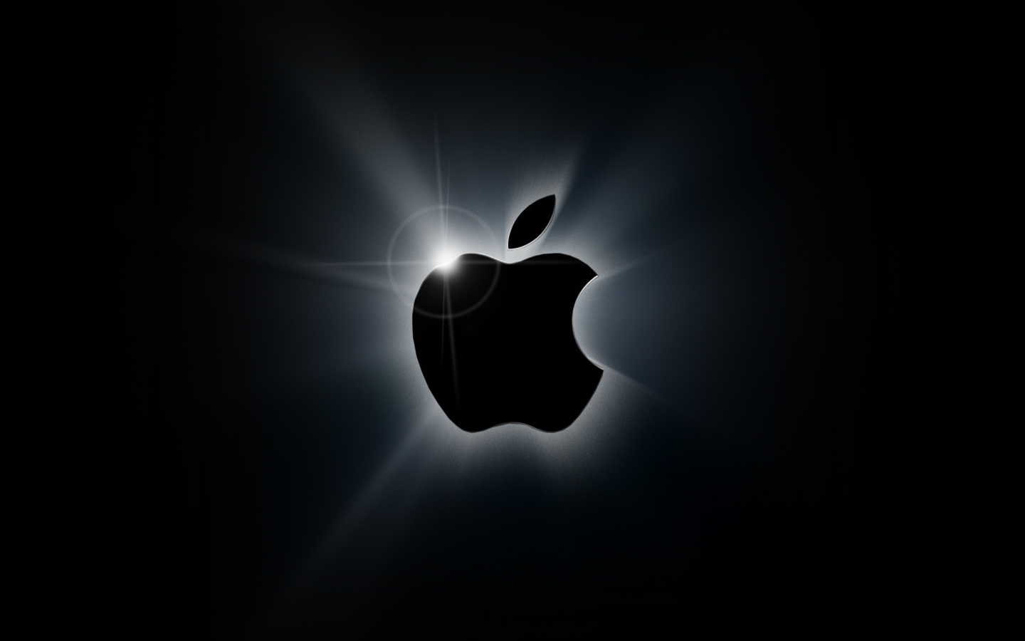 3D Apple Logo Black 3D Apple Logo Black