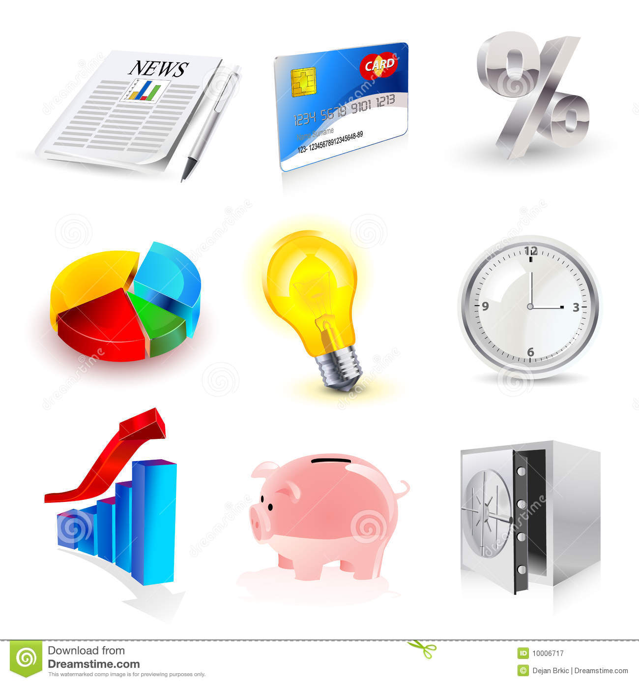 3D Finance Icon