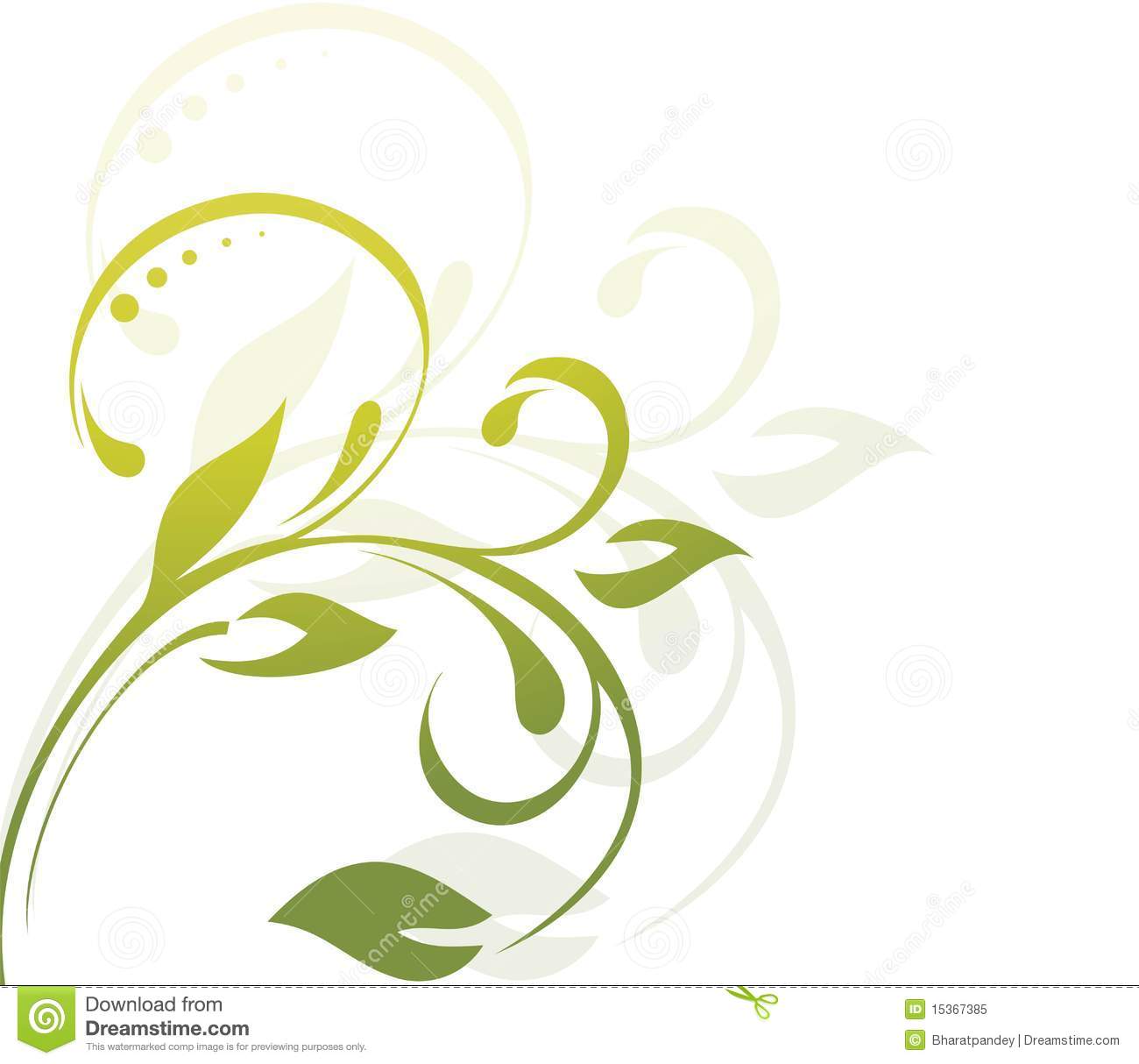 Abstract Floral Design