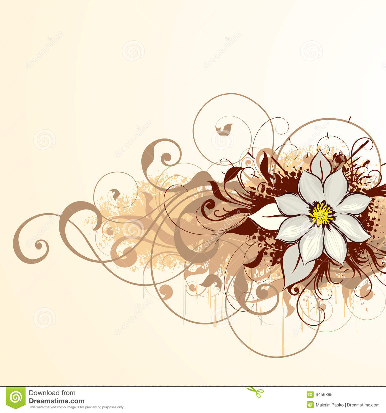 Abstract Floral Design