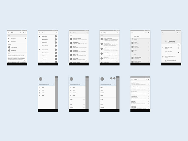 Android-App Sketch Template