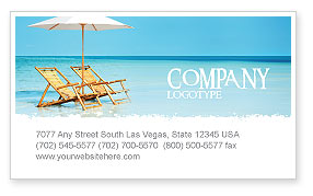 Beach Business Card Templates Free