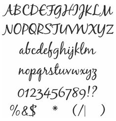 Beautiful Script Fonts Beautiful Script Fonts