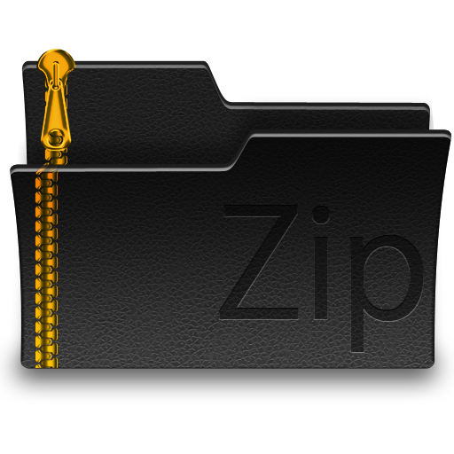 Black File Folder Icon