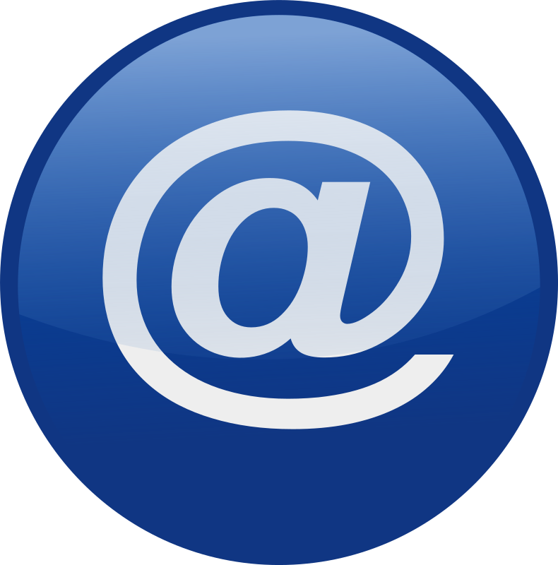 Blue Email Icon Blue Email Icon