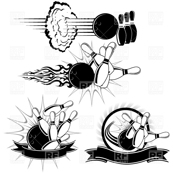 Bowling Strike Clip Art