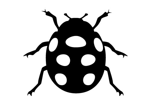 Bug Silhouette Vectors