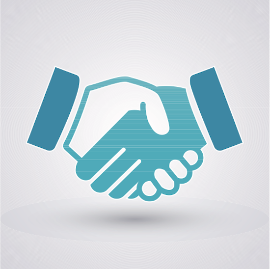 Business Handshake Icon Business Handshake Icon