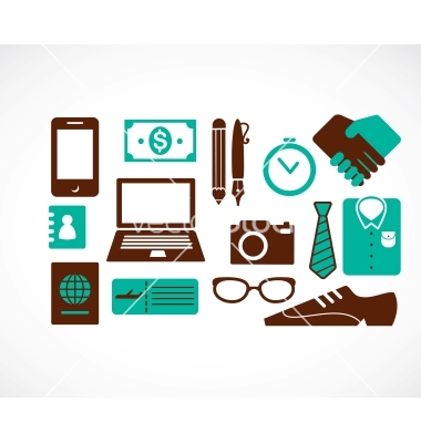 Business Travel Icons Free Download