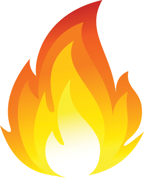 Cartoon Fire Flames Vector