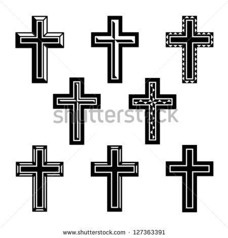 Christian Cross Vector Art