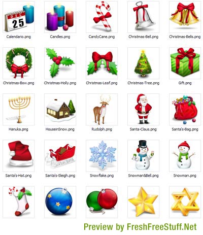 Christmas Holiday Icons Free