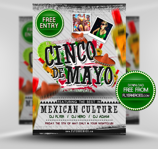 Cinco De Mayo Flyer Template Free