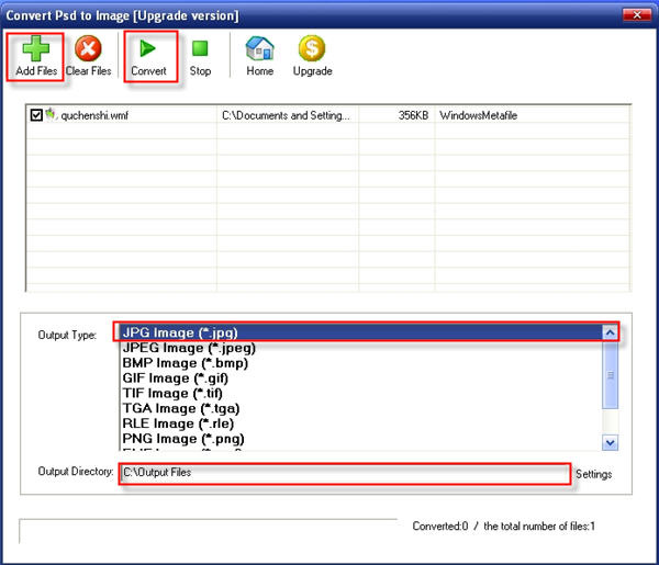 Convert JPG to PSD Files Free