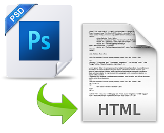 Convert PSD to HTML File