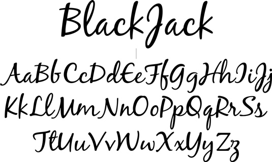 Cool Cursive Fonts Alphabet