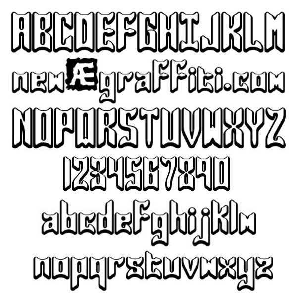 Cool Font Alphabets Cool Font Alphabets